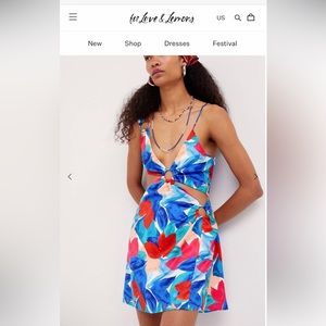 For Love and Lemon Lorenza Mini Dress Size small